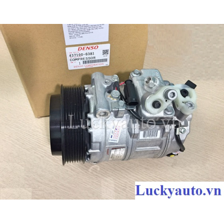 Lốc lạnh ( lốc điều hòa) Denso xe Mercedes C200 CGI đời 2014_ 0012305511_ 437100- 6381